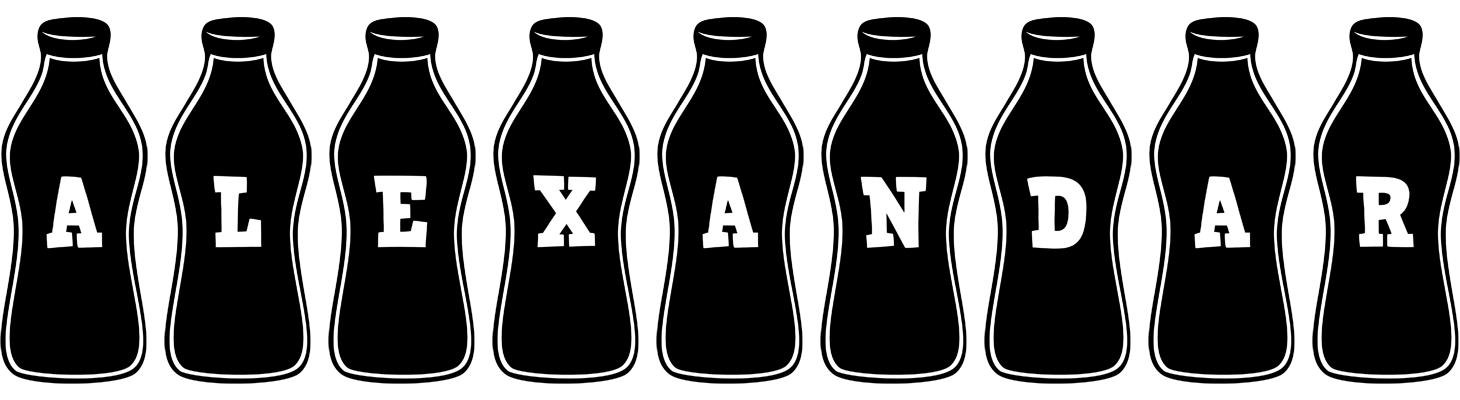 Alexandar bottle logo