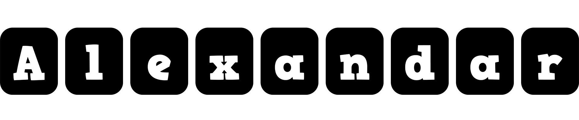 Alexandar box logo