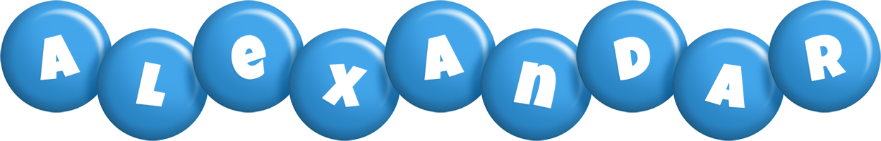 Alexandar candy-blue logo