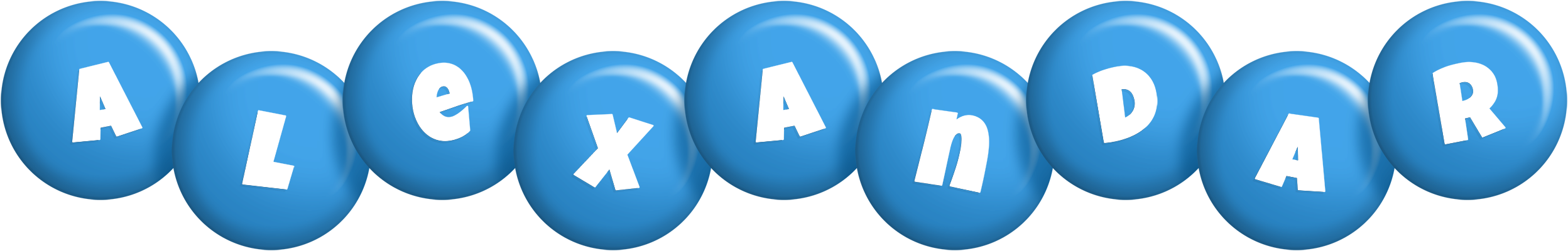Alexandar candy-blue logo