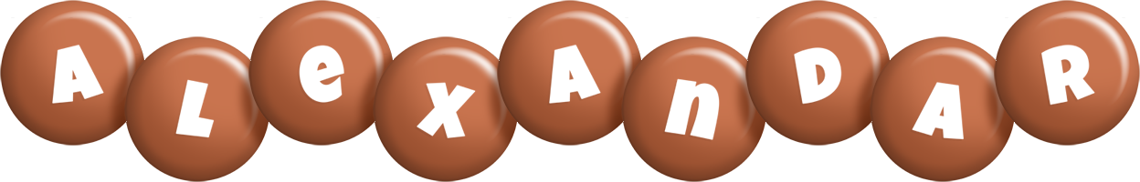 Alexandar candy-brown logo