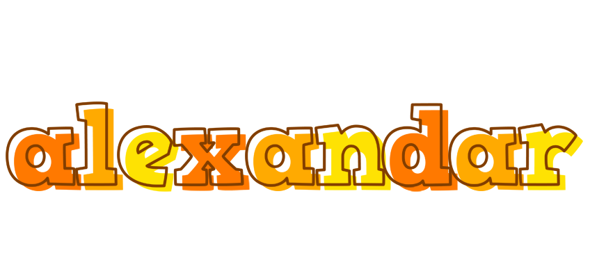 Alexandar desert logo