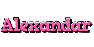 Alexandar girlish logo