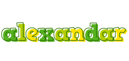 Alexandar juice logo