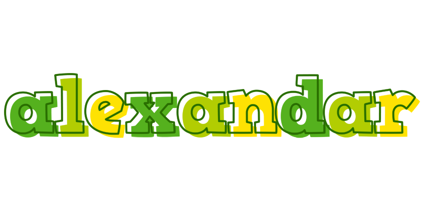Alexandar juice logo