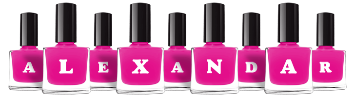 Alexandar nails logo