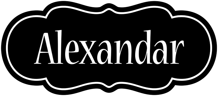 Alexandar welcome logo