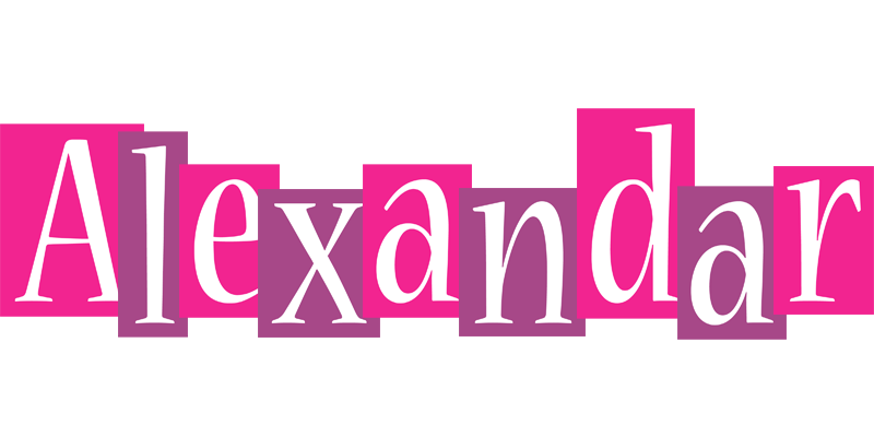 Alexandar whine logo