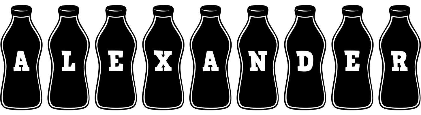 Alexander bottle logo