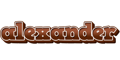 Alexander brownie logo