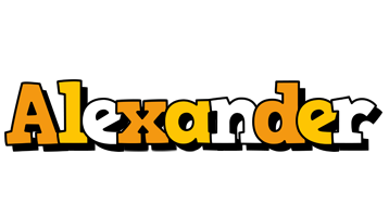 Alexander cartoon logo