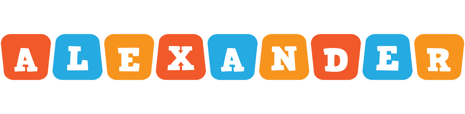 Alexander comics logo