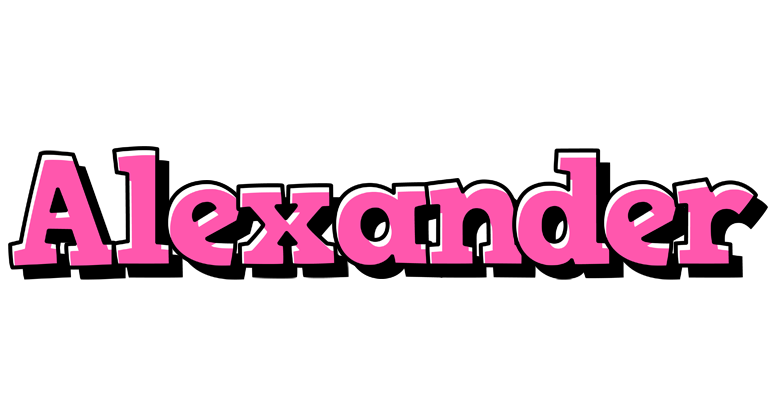 Alexander girlish logo