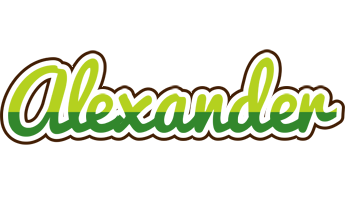 Alexander golfing logo