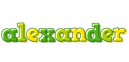 Alexander juice logo