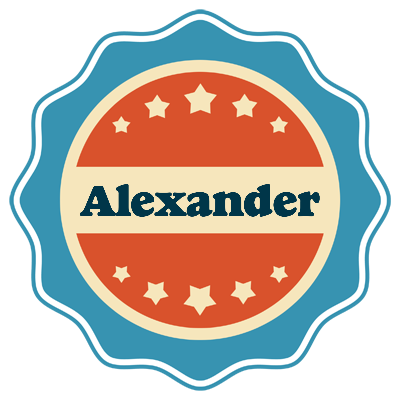 Alexander labels logo