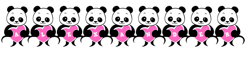 Alexander love-panda logo