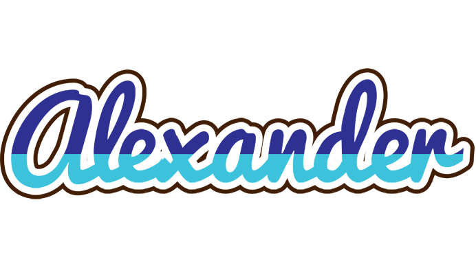 Alexander raining logo