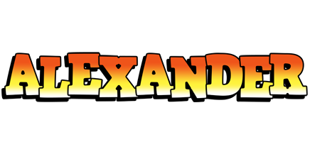 Alexander sunset logo