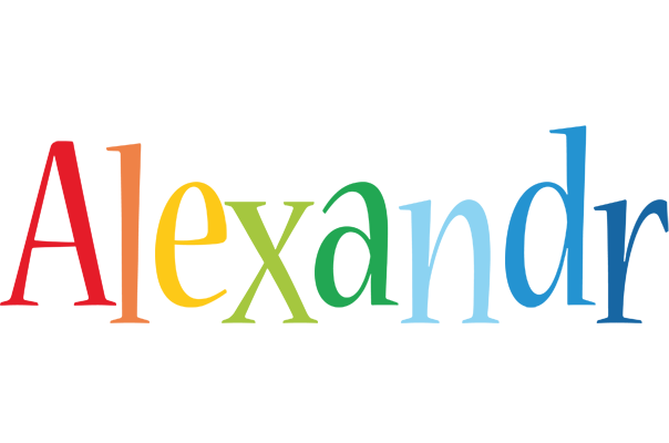 Alexandr birthday logo