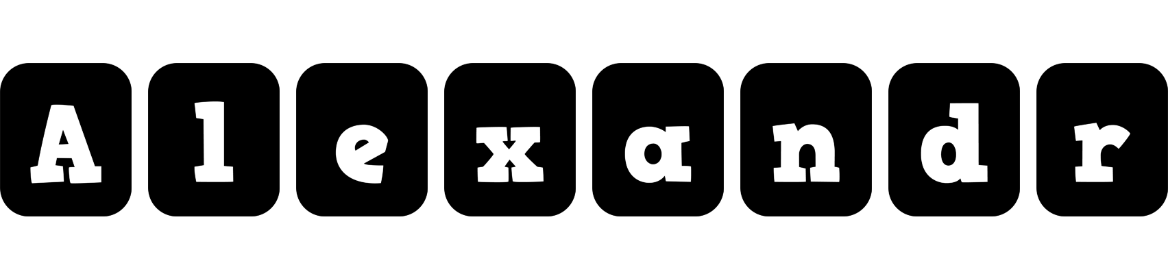 Alexandr box logo