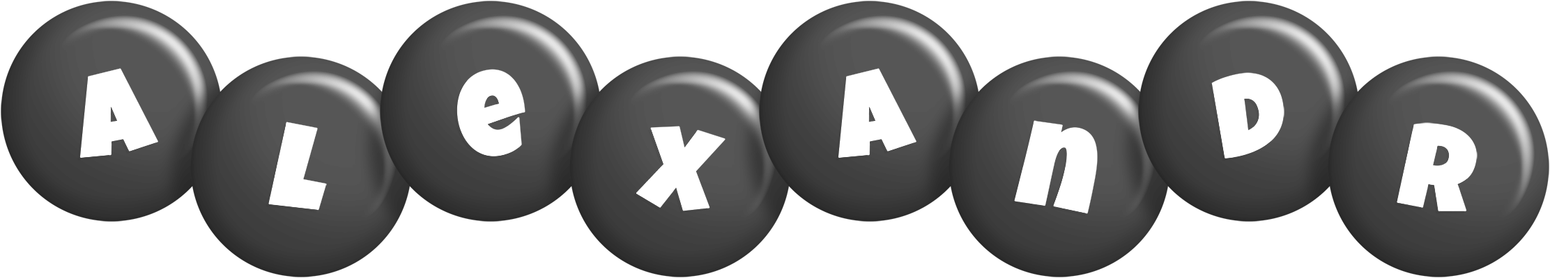 Alexandr candy-black logo
