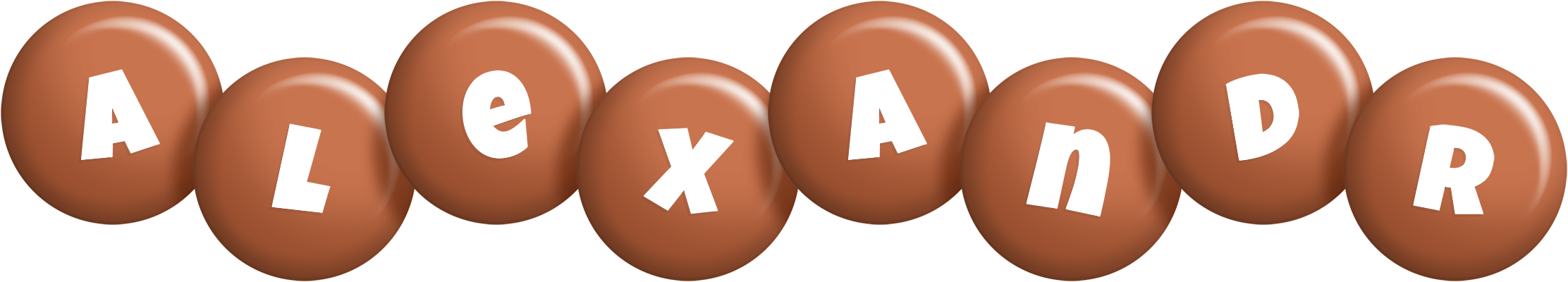 Alexandr candy-brown logo