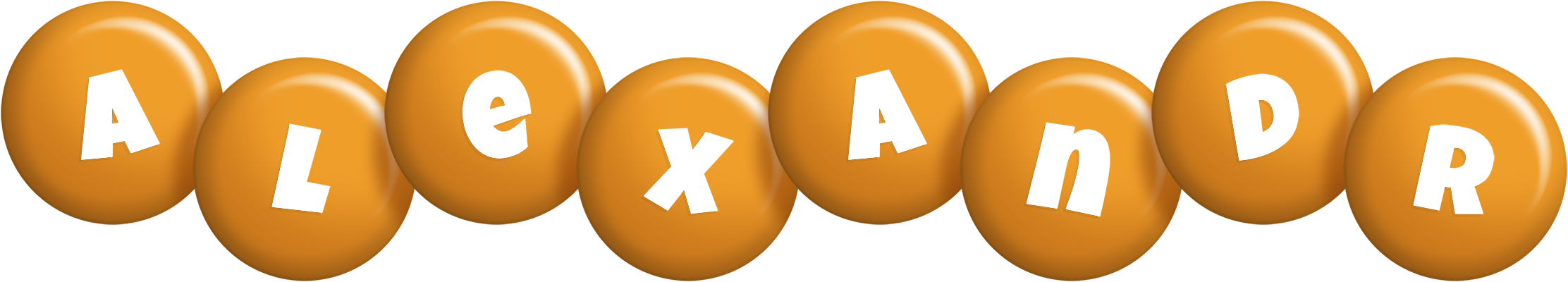 Alexandr candy-orange logo