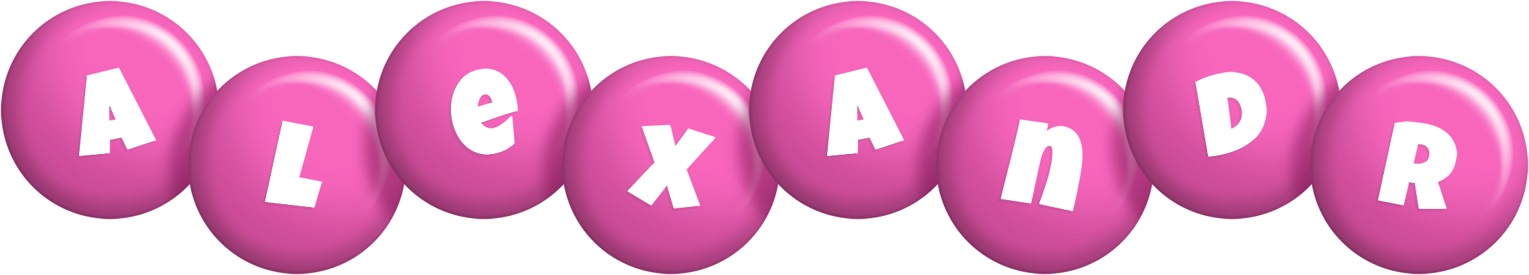 Alexandr candy-pink logo