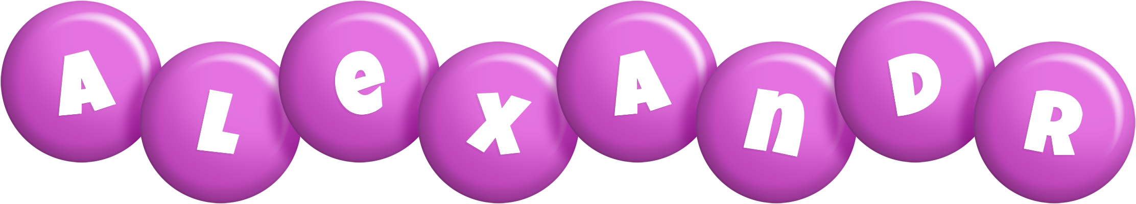 Alexandr candy-purple logo