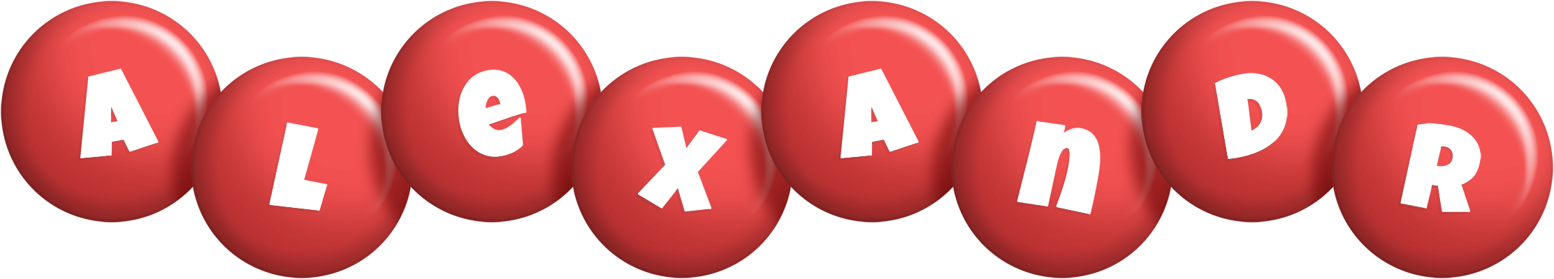 Alexandr candy-red logo