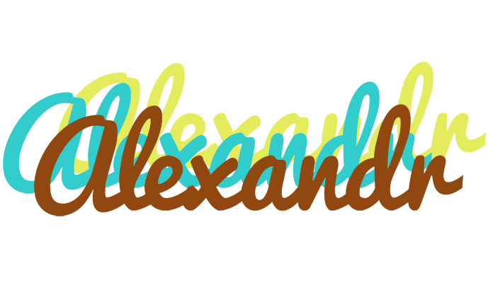 Alexandr cupcake logo