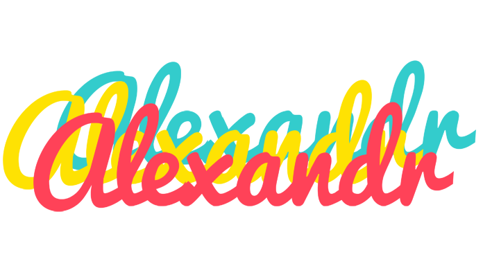 Alexandr disco logo