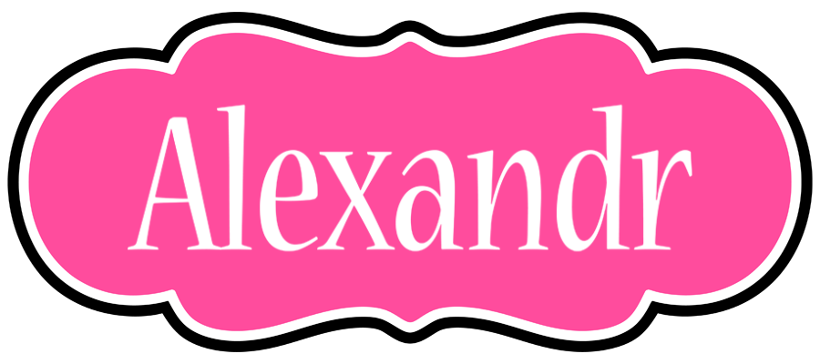 Alexandr invitation logo