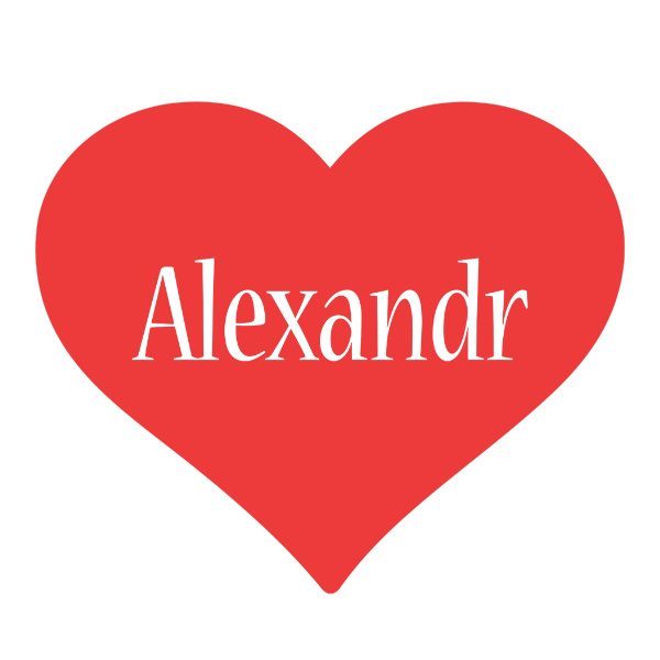 Alexandr love logo