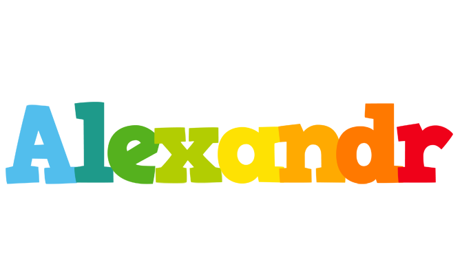 Alexandr rainbows logo