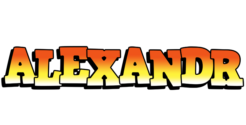 Alexandr sunset logo