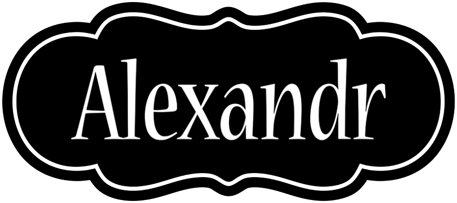 Alexandr welcome logo