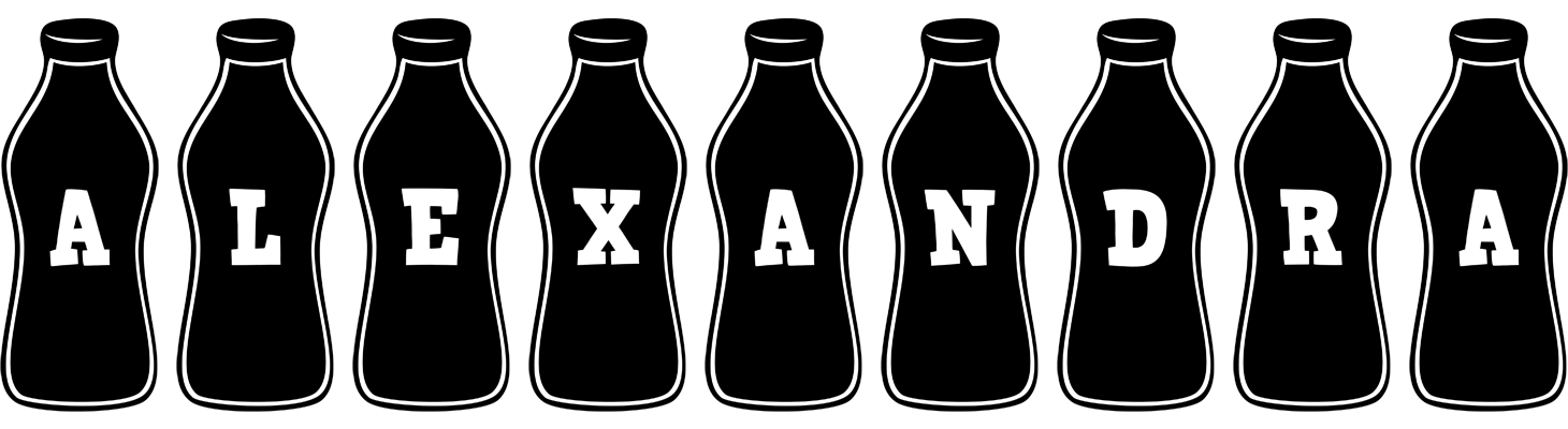 Alexandra bottle logo