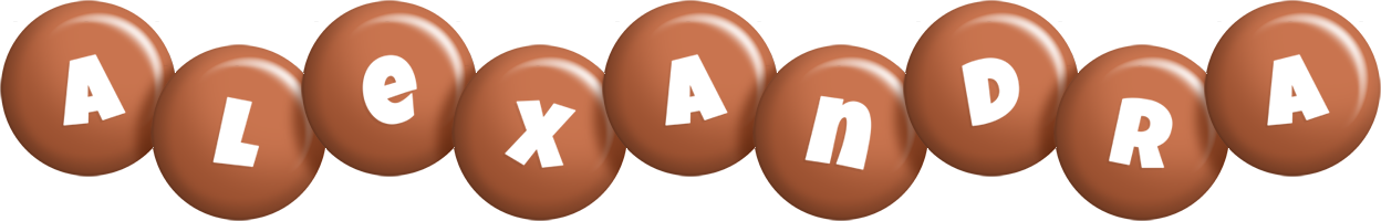 Alexandra candy-brown logo