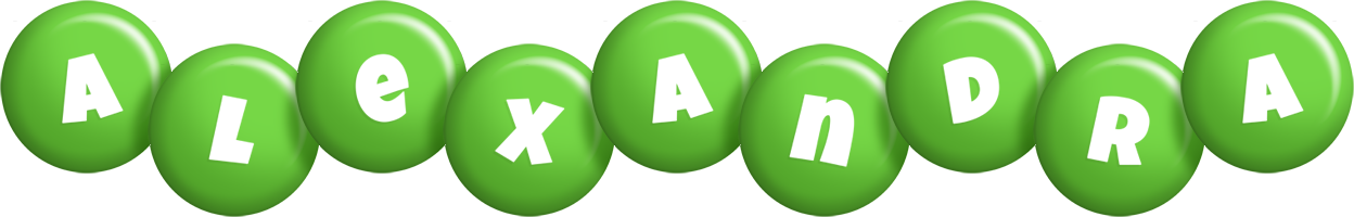 Alexandra candy-green logo