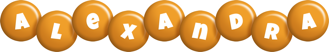 Alexandra candy-orange logo