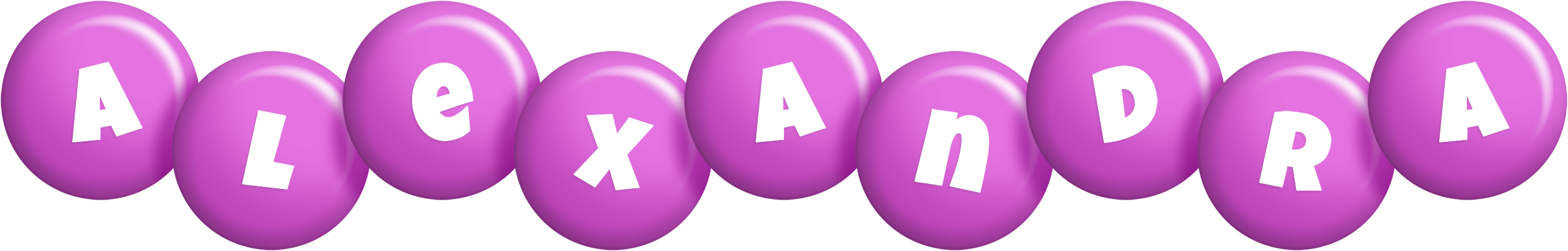 Alexandra candy-purple logo
