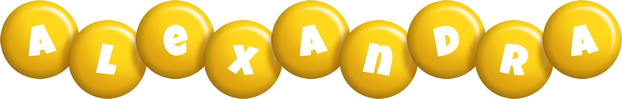 Alexandra candy-yellow logo