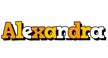 Alexandra cartoon logo