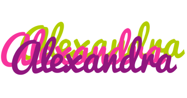 Alexandra flowers logo