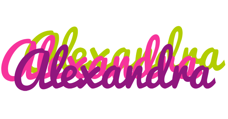 Alexandra flowers logo