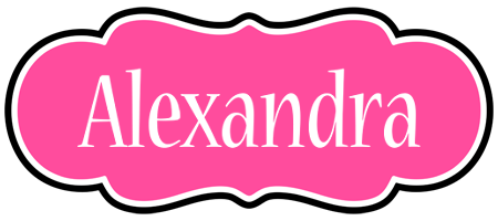 Alexandra invitation logo