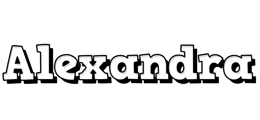 Alexandra snowing logo