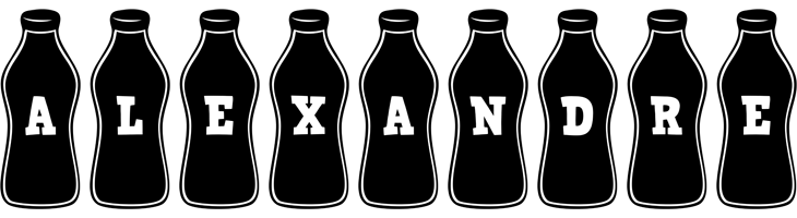 Alexandre bottle logo